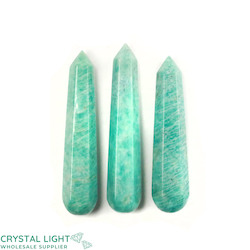 Amazonite Faceted Wand