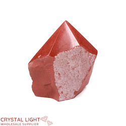 China, glassware and earthenware wholesaling: Red Jasper Cut Base Point