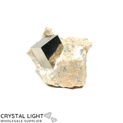 China, glassware and earthenware wholesaling: Pyrite on Matrix Specimen