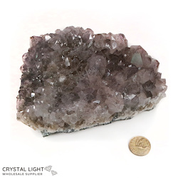 Prasiolite/Amethyst Druse