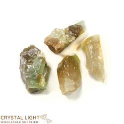 Green Calcite Rough Lot