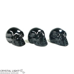 Black Obsidian Skull