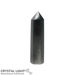 Silversheen Obsidian Point