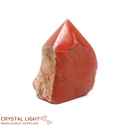 China, glassware and earthenware wholesaling: Red Jasper Cut Base Point