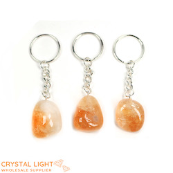 Citrine Tumble Keychain