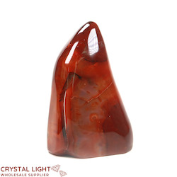 China, glassware and earthenware wholesaling: Orange Agate Freeform