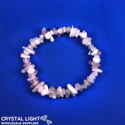 China, glassware and earthenware wholesaling: Kunzite Chip Bracelet