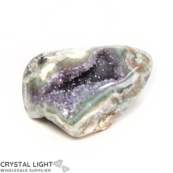 Amethyst and Agate Polished Druse