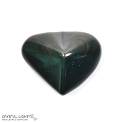 Rainbow Obsidian Heart