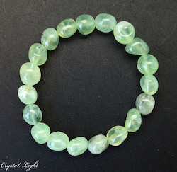 China, glassware and earthenware wholesaling: Prehnite Tumble Bracelet