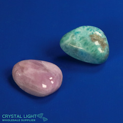 Kunzite & Larimar Tumble Lot