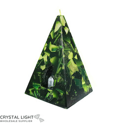 Pyramid Candle Seraphinite Large