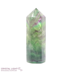 China, glassware and earthenware wholesaling: Rainbow Fluorite Point