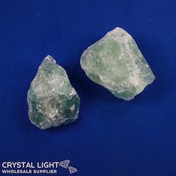 China, glassware and earthenware wholesaling: Fluorite Large Rough Lot