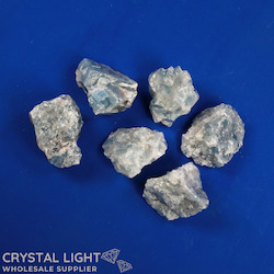 Blue Calcite Specimen Lot