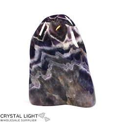 China, glassware and earthenware wholesaling: Chevron Amethyst Freeform