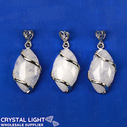 Clear Quartz Marquise Pendant