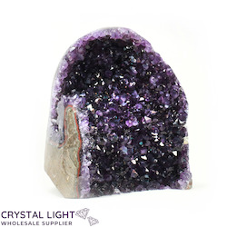 China, glassware and earthenware wholesaling: Amethyst Cut Base Druse