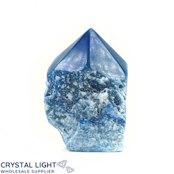 Blue Quartz Cut Base Point