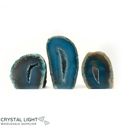 Blue Agate Cut Base Lot