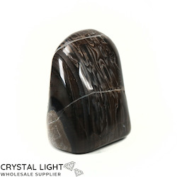 China, glassware and earthenware wholesaling: Chocolate Jasper Freeform