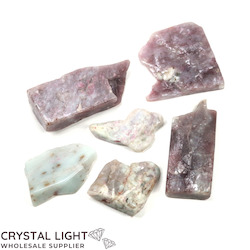 China, glassware and earthenware wholesaling: Pink Tourmaline Slab Lot