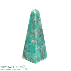 China, glassware and earthenware wholesaling: Amazonite Obeslisk