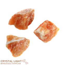 Orange Calcite Rough Lot