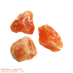 Orange Calcite Rough Lot