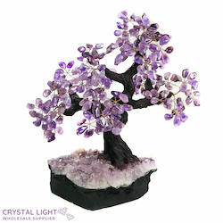 China, glassware and earthenware wholesaling: Amethyst Druse Tree (Single)