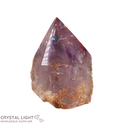 Ametrine Semi Polished Cut Base Point