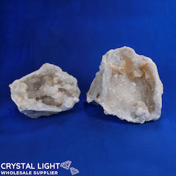 China, glassware and earthenware wholesaling: Quartz Geode Medium