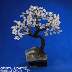 Clear Quartz Druse Tree (Single)