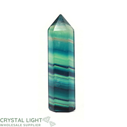 China, glassware and earthenware wholesaling: Rainbow Fluorite Point