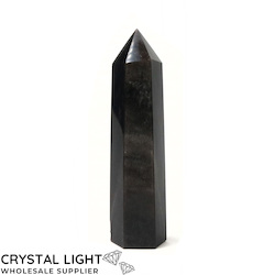 Silversheen Obsidian Point