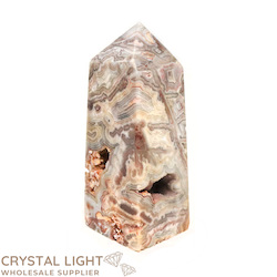 China, glassware and earthenware wholesaling: Crazy Lace Agate Point