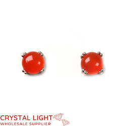 Carnelian Stud Earrings