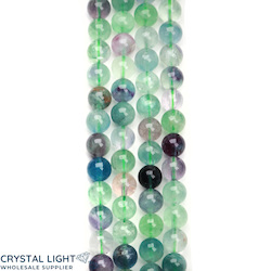 Rainbow Fluorite Beads 8mm