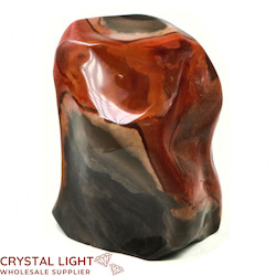 China, glassware and earthenware wholesaling: Polychrome Jasper Freeform