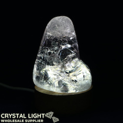 Light Amethyst Freeform with LED Stand