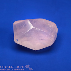 Rose Quartz Faceted Shape (Single)