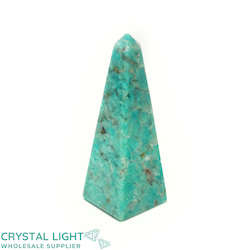 China, glassware and earthenware wholesaling: Amazonite Obelisk