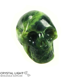 Nephrite Jade Skull