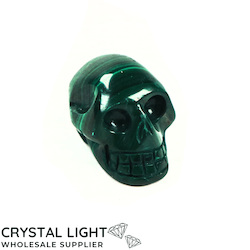 Malachite Skull