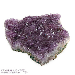 China, glassware and earthenware wholesaling: Amethyst Druse