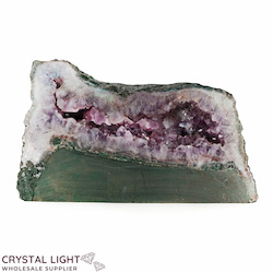 China, glassware and earthenware wholesaling: Amethyst Cut Base Druse