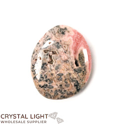 China, glassware and earthenware wholesaling: Rhodochrosite Flatstone (single)