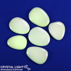 China, glassware and earthenware wholesaling: Lemon Chrysoprase Flatstone Lot