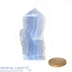 Blue Lace Agate Point