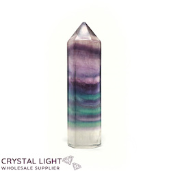 China, glassware and earthenware wholesaling: Rainbow Fluorite Point